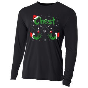 Christmas Couples Chest Matching Chestnuts Cooling Performance Long Sleeve Crew