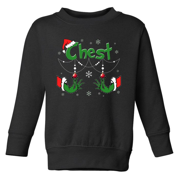 Christmas Couples Chest Matching Chestnuts Toddler Sweatshirt