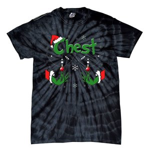 Christmas Couples Chest Matching Chestnuts Tie-Dye T-Shirt