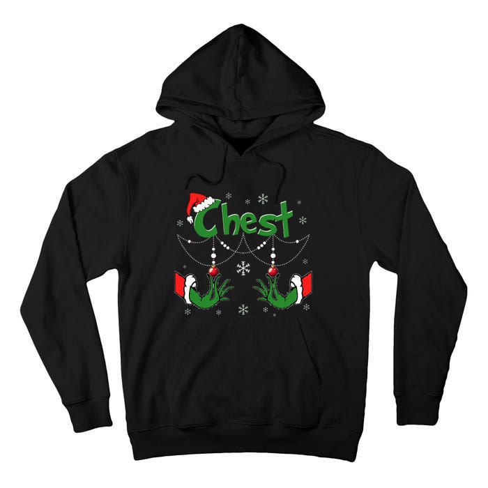 Christmas Couples Chest Matching Chestnuts Tall Hoodie