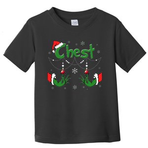 Christmas Couples Chest Matching Chestnuts Toddler T-Shirt