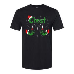 Christmas Couples Chest Matching Chestnuts Softstyle CVC T-Shirt