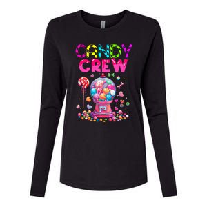 Candy Crew Candy Land Sweetie Candy Squad Halloween Costume Womens Cotton Relaxed Long Sleeve T-Shirt