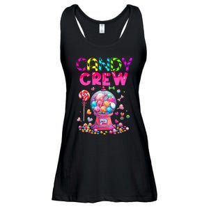 Candy Crew Candy Land Sweetie Candy Squad Halloween Costume Ladies Essential Flowy Tank