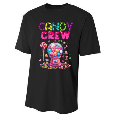 Candy Crew Candy Land Sweetie Candy Squad Halloween Costume Performance Sprint T-Shirt