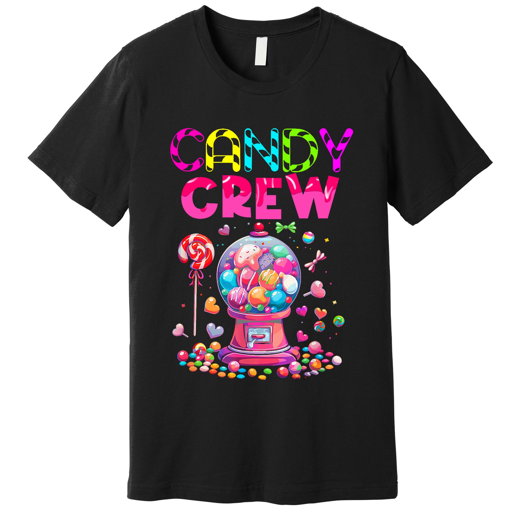 Candy Crew Candy Land Sweetie Candy Squad Halloween Costume Premium T-Shirt