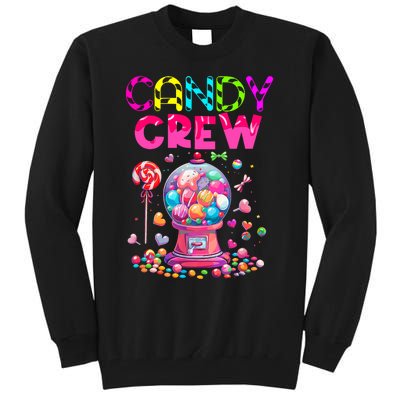 Candy Crew Candy Land Sweetie Candy Squad Halloween Costume Tall Sweatshirt