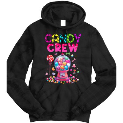 Candy Crew Candy Land Sweetie Candy Squad Halloween Costume Tie Dye Hoodie