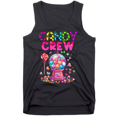 Candy Crew Candy Land Sweetie Candy Squad Halloween Costume Tank Top