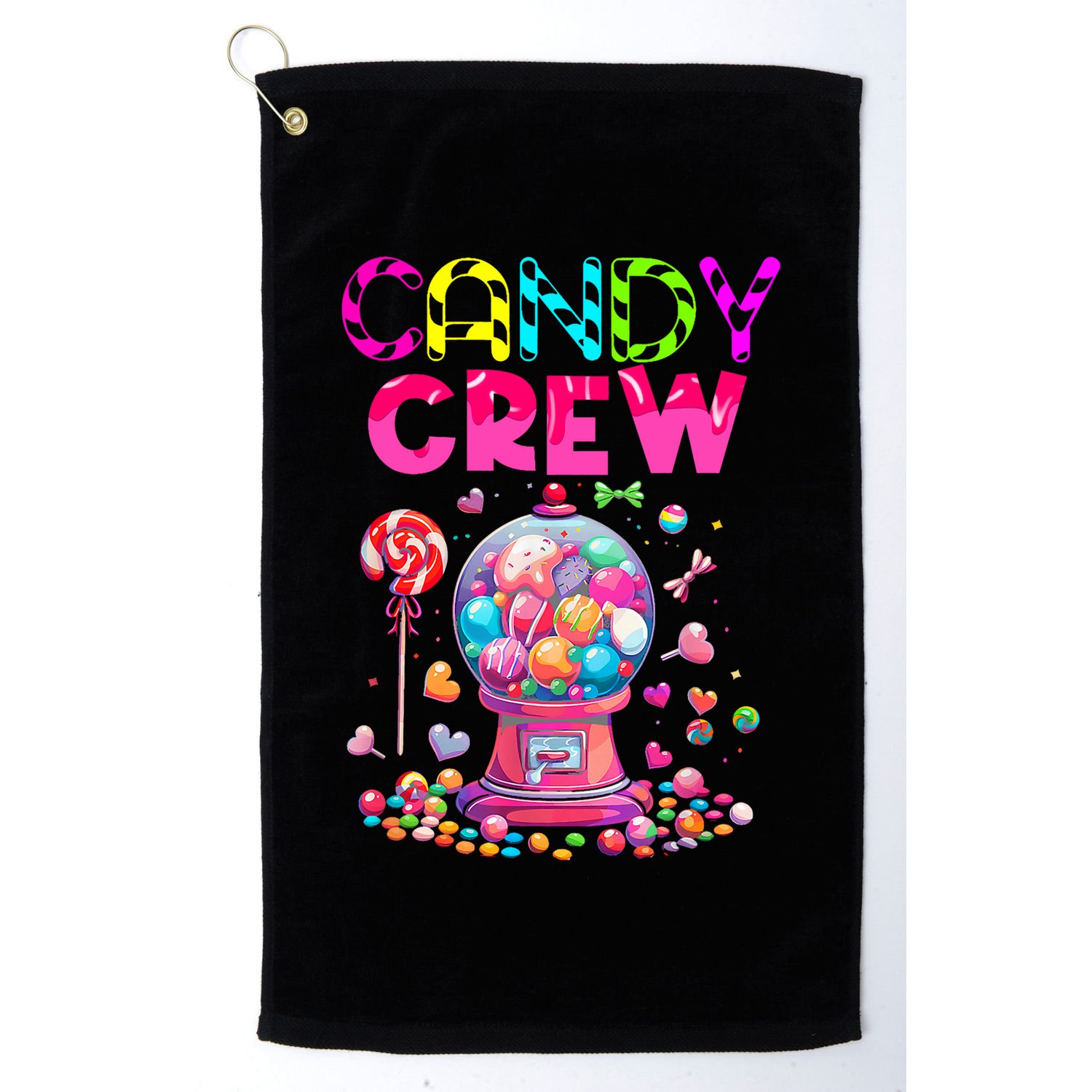 Candy Crew Candy Land Sweetie Candy Squad Halloween Costume Golf Towel