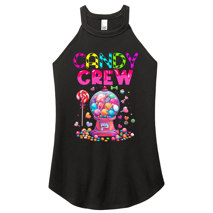 Candy Crew Candy Land Sweetie Candy Squad Halloween Costume Women's Perfect Tri Rocker Tank