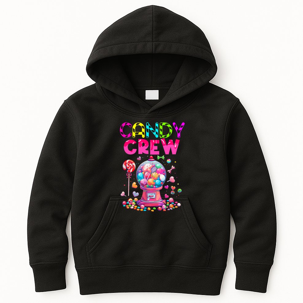 Candy Crew Candy Land Sweetie Candy Squad Halloween Costume Kids Hoodie