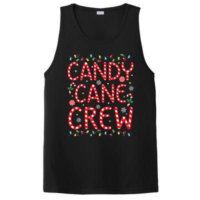 Candy Cane Crew Funny Christmas Candy Cane Lover Xmas Pajama  PosiCharge Competitor Tank