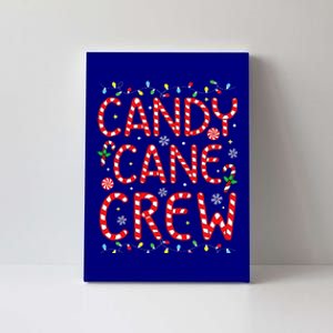 Candy Cane Crew Funny Christmas Candy Cane Lover Xmas Pajama  Canvas