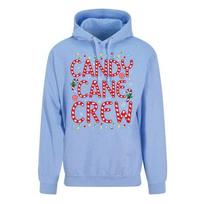 Candy Cane Crew Funny Christmas Candy Cane Lover Xmas Pajama  Unisex Surf Hoodie