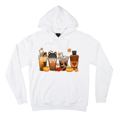 Cat Coffee Cat Mom Funny Halloween Hoodie