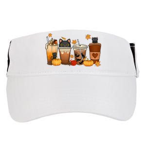 Cat Coffee Cat Mom Funny Halloween Adult Drive Performance Visor