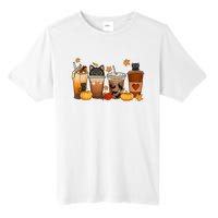 Cat Coffee Cat Mom Funny Halloween Tall Fusion ChromaSoft Performance T-Shirt