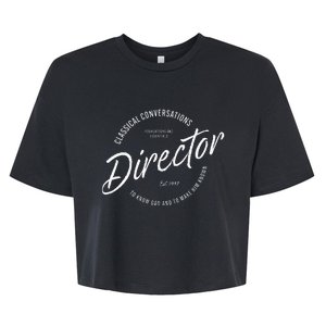 CC Classical Conversations Director Homeschool Bella+Canvas Jersey Crop Tee