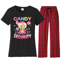 Candysecurity Candyland Costume Teens Adult Women's Flannel Pajama Set