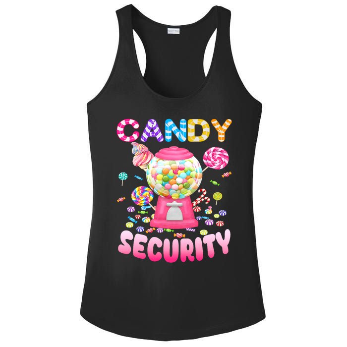 Candysecurity Candyland Costume Teens Adult Ladies PosiCharge Competitor Racerback Tank