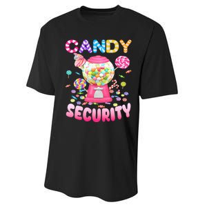 Candysecurity Candyland Costume Teens Adult Performance Sprint T-Shirt