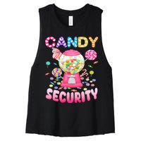 Candysecurity Candyland Costume Teens Adult Women's Racerback Cropped Tank