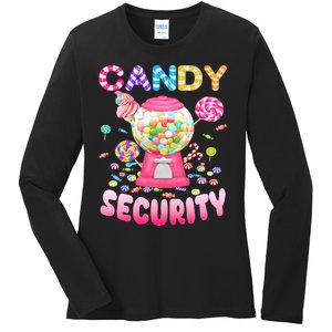 Candysecurity Candyland Costume Teens Adult Ladies Long Sleeve Shirt