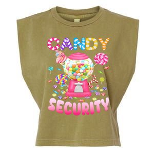 Candysecurity Candyland Costume Teens Adult Garment-Dyed Women's Muscle Tee