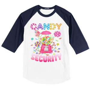 Candysecurity Candyland Costume Teens Adult Baseball Sleeve Shirt