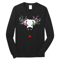 Culinary Cook Christmas Lights Merry Christmas Chef Long Sleeve Shirt