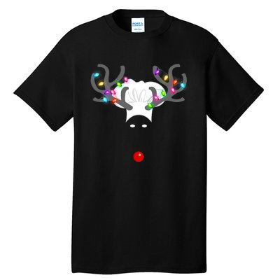 Culinary Cook Christmas Lights Merry Christmas Chef Tall T-Shirt