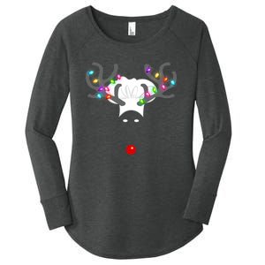 Culinary Cook Christmas Lights Merry Christmas Chef Women's Perfect Tri Tunic Long Sleeve Shirt