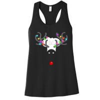 Culinary Cook Christmas Lights Merry Christmas Chef Women's Racerback Tank