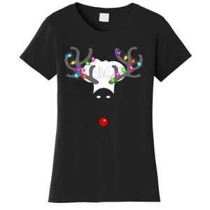 Culinary Cook Christmas Lights Merry Christmas Chef Women's T-Shirt