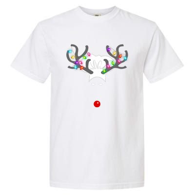 Culinary Cook Christmas Lights Merry Christmas Chef Garment-Dyed Heavyweight T-Shirt