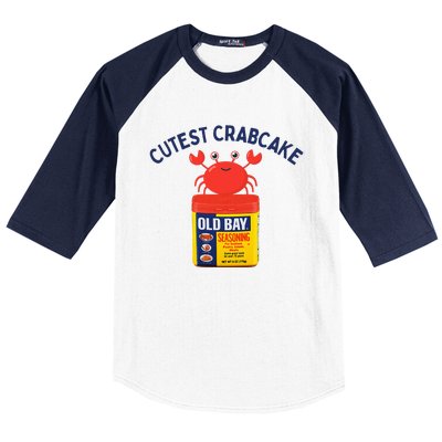 Cutest Crab Cake Maryland Child Baseball Sleeve Shirt