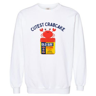 Cutest Crab Cake Maryland Child Garment-Dyed Sweatshirt