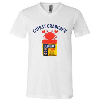 Cutest Crab Cake Maryland Child V-Neck T-Shirt