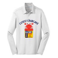 Cutest Crab Cake Maryland Child Silk Touch Performance Long Sleeve Polo