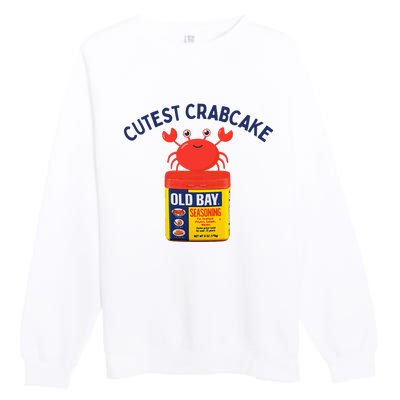 Cutest Crab Cake Maryland Child Premium Crewneck Sweatshirt