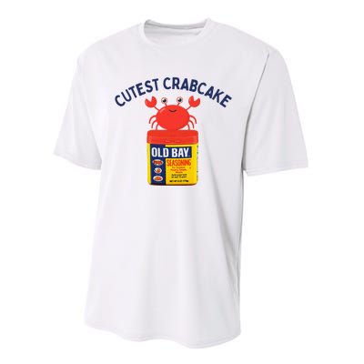 Cutest Crab Cake Maryland Child Performance Sprint T-Shirt