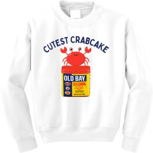 Cutest Crab Cake Maryland Child Kids Sweatshirt