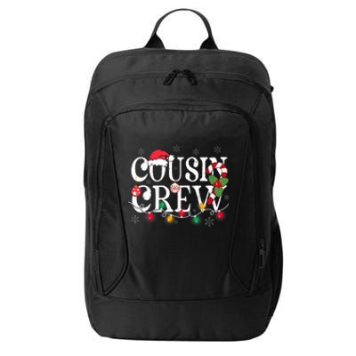 Cousin Crew Christmas Cousins Christmas Matching Family City Backpack