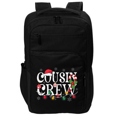 Cousin Crew Christmas Cousins Christmas Matching Family Impact Tech Backpack