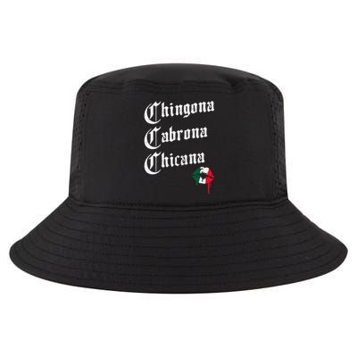 Chingona Cabrona Chicana Kissing – Funny Mexican Woman Latina Cool Comfort Performance Bucket Hat