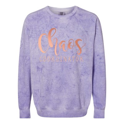 Chaos Coordinator Colorblast Crewneck Sweatshirt