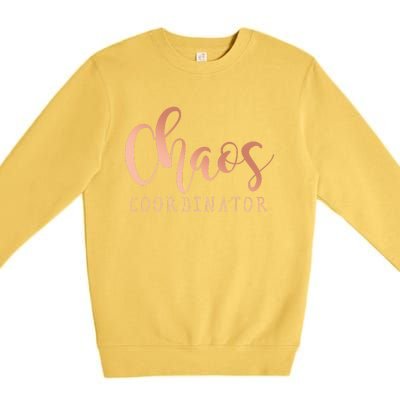 Chaos Coordinator Premium Crewneck Sweatshirt