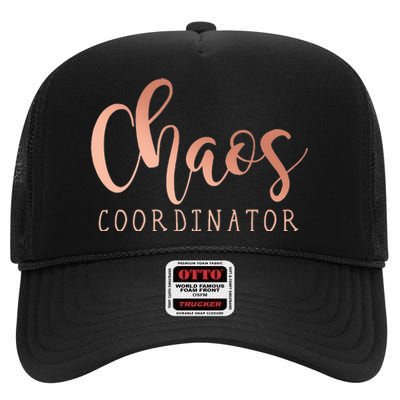 Chaos Coordinator High Crown Mesh Back Trucker Hat