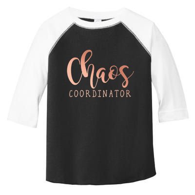 Chaos Coordinator Toddler Fine Jersey T-Shirt